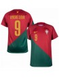 Portugal Andre Silva #9 Replika Hemmakläder VM 2022 Kortärmad